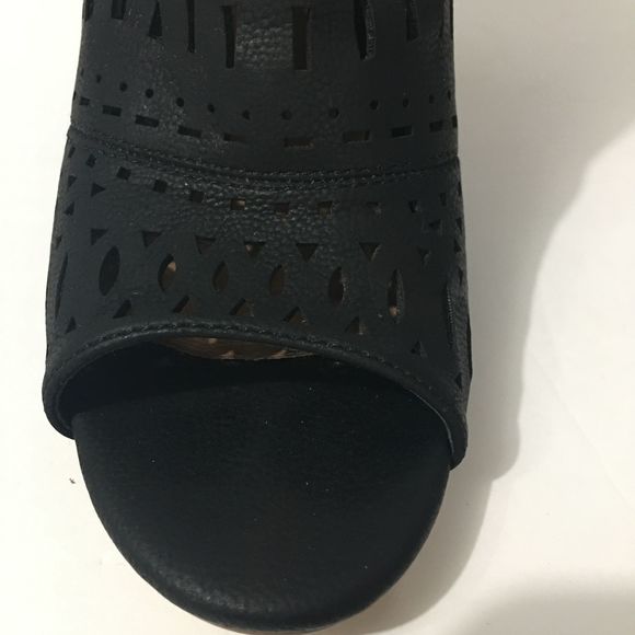 Restricted Peep Toe Platform Heel Ankle Boot, Sz 8 - Picture 4 of 10